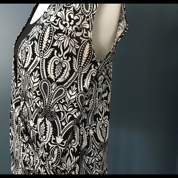 Sleeveless wrap‎ front blouse top shirt Sz M - Picture 9 of 11